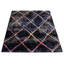 Tapis bleu marine / rouge Stigall-484237000