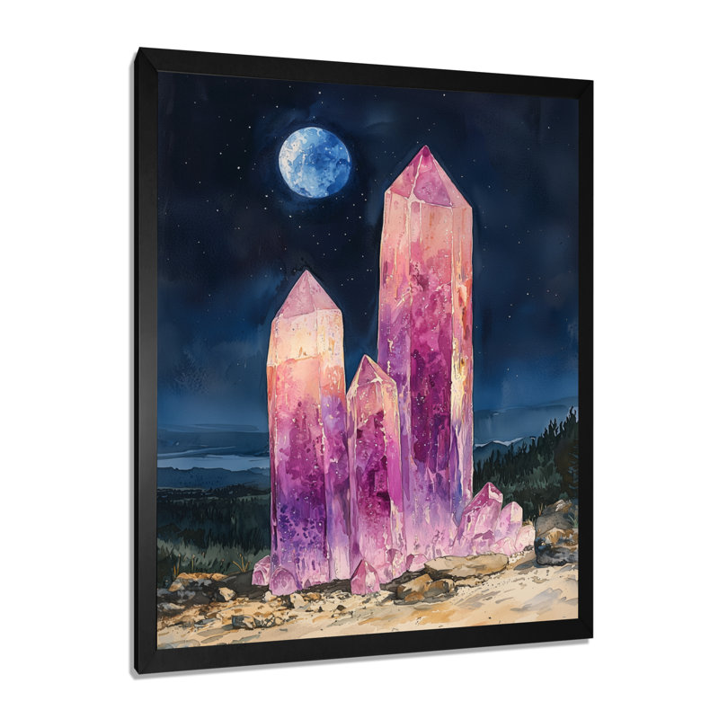 Dilys - Farm Wall Art Living Room, H 44 po x l 34 po, Reproduction encadrée d'une seule photo, Noir, noir, noir, noir