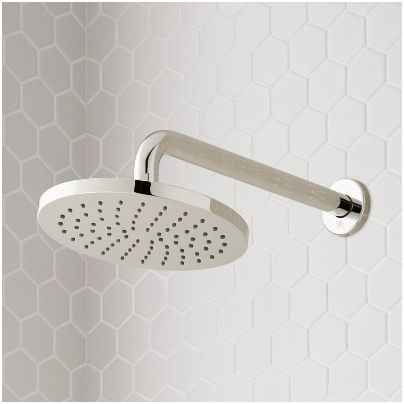 Gunther Pressure Balance Shower System with Hand Shower - Polished Nickel, Polished Nickel
