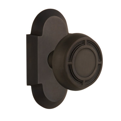 Cottage Plate with Mission Door Knob