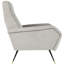 Fauteuil 27,5 po en velours capitonné-23514798