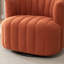 Fauteuil demi-tonneau pivotant rembourré Bryonie-1392196023
