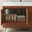 Meuble-lavabo autoportant moderne 36 po avec 1 armoire et 5 tiroirs, comptoir en pierre frittée, lavabo en céramique et pieds en acier inoxydable-1980152395-1992390048