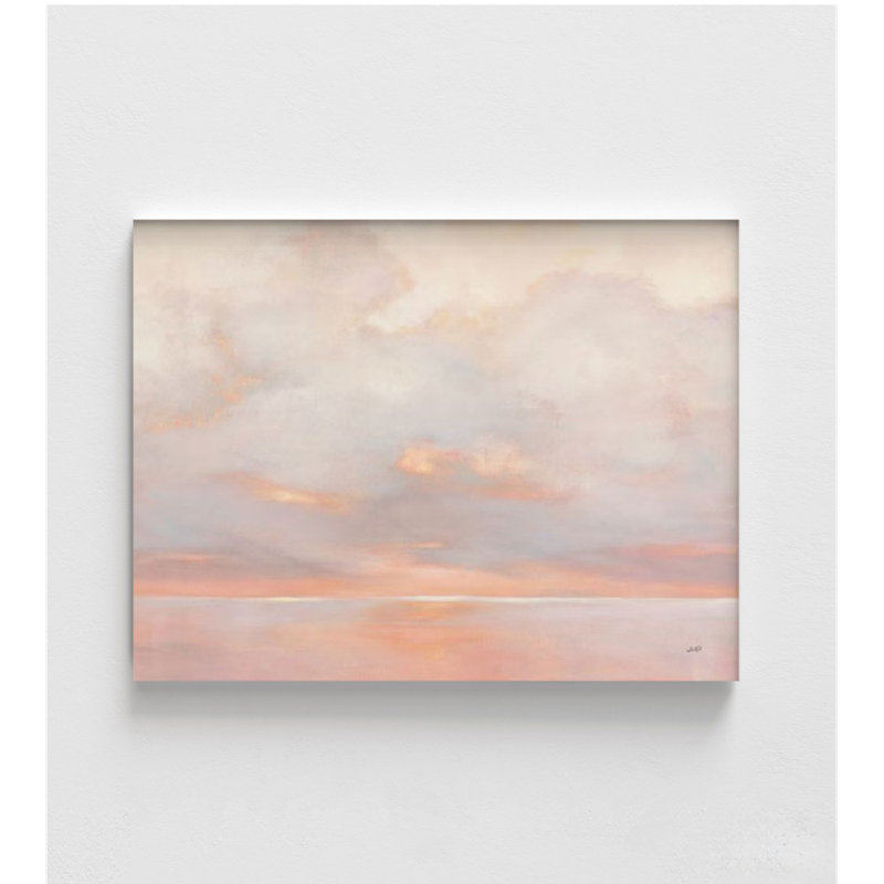 Lueur à l'horizon par Julia Purinton, H 42 po x l 56 po, Cadre photo noir simple, Non