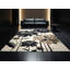 Tapis beige moelleux moelleux à motif géométrique d'inspiration mondiale Esmont-1484633414