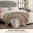 Bedsure Boho Comforter Set With Plaid Throw Blanket And Decorative Pillow-105528926-105528928