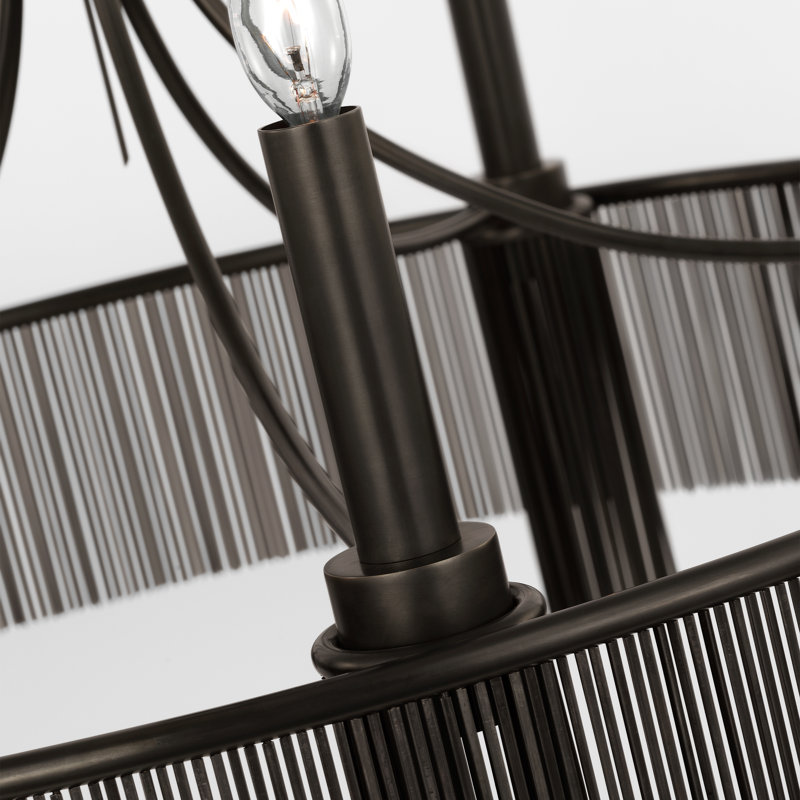 Sutton 34" Chandelier, Bronze