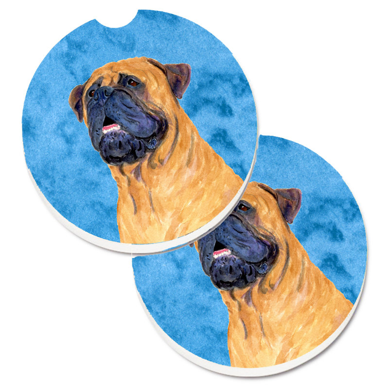Sous-verre barbu collie voiture, Mastiff