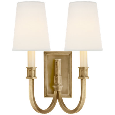 Thomas O'Brien Modern Library Double Sconce