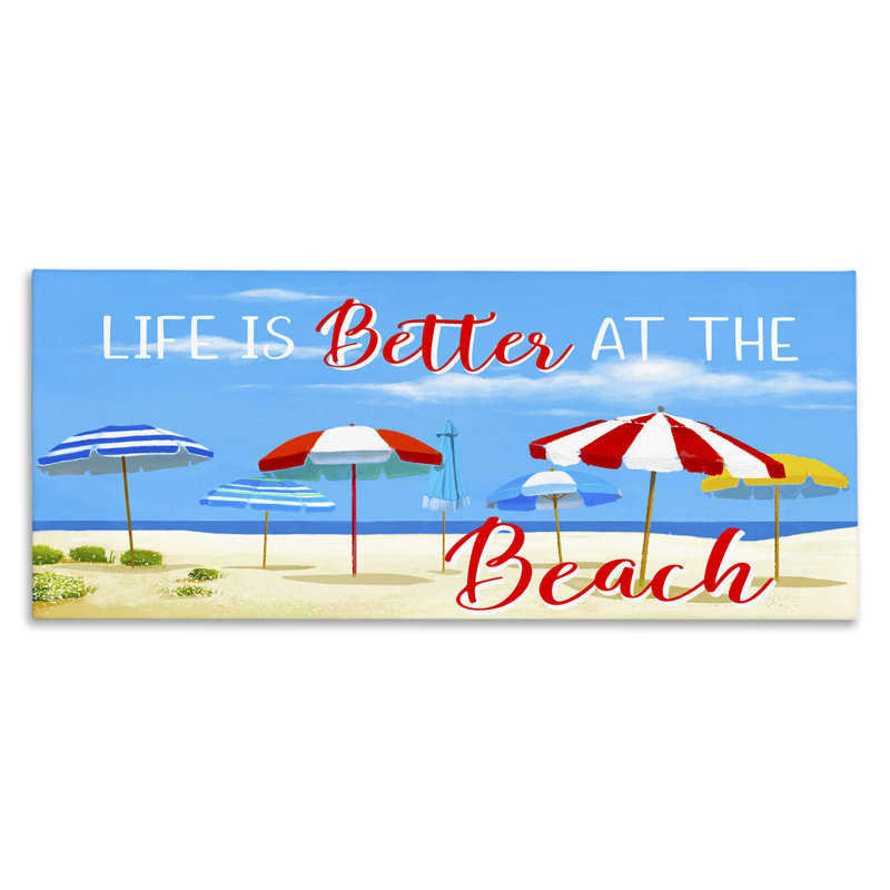 «Better At Beach Scene», art mural par Lucca Sheppard, H 10 po x l 24 po