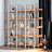 70.5"H X 70.9"W Wood Double 5-Tier Bookcase-800694550