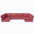Wynee Outdoor Cushions Set 5" Outdoor Furniture Replacement Cushions Patio Furniture Cushions And Sectional Cushions-1514473309-1536625408-1536625411