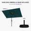 Parasol de table rectangulaire 5 'x 8'-507739096