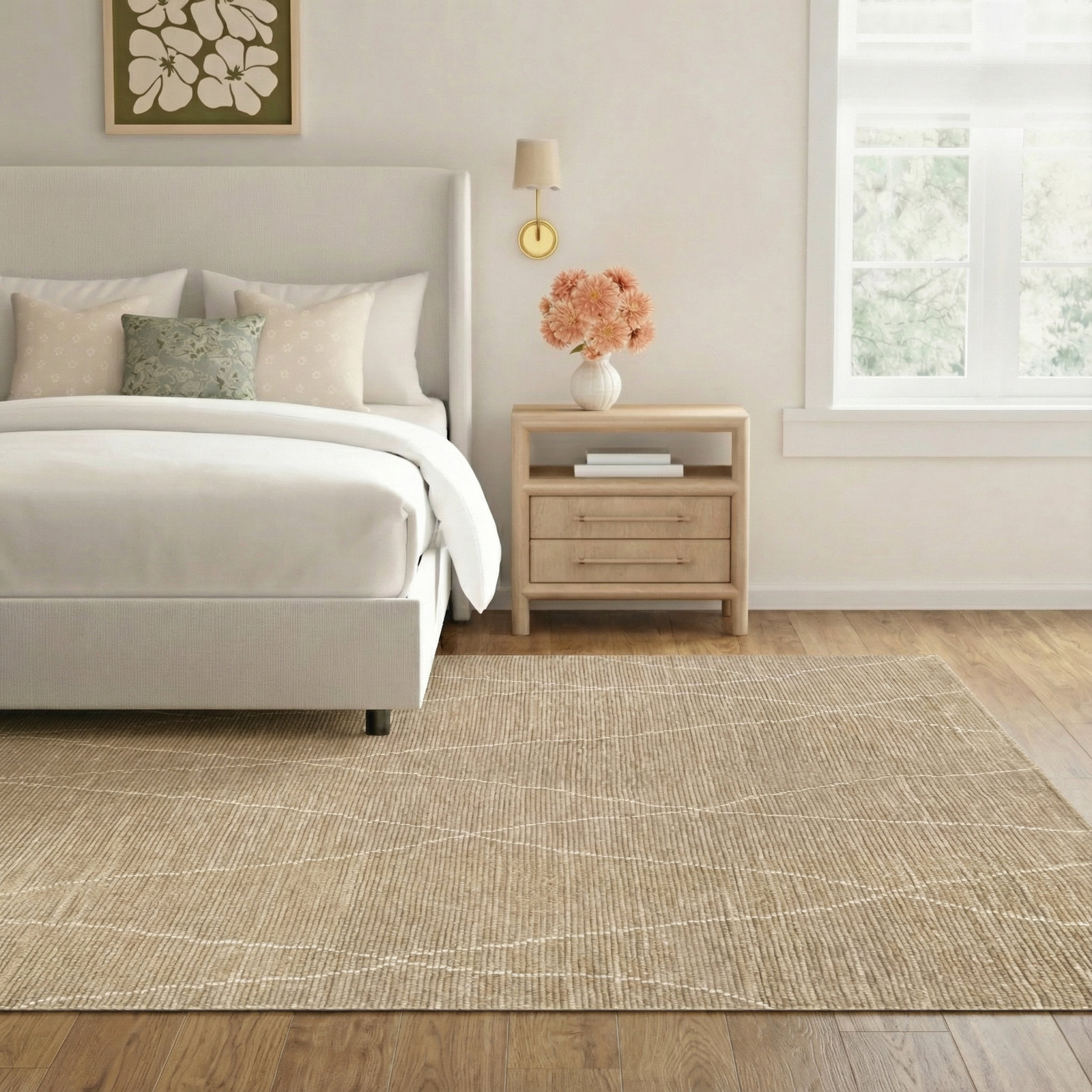 Delaney Hand-Woven Moroccan Rug, Rectangle 9' x 12'