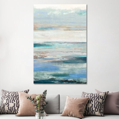 Waves by PI Galerie - Wrapped Canvas Painting