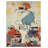 COLORWRKS Abstract Area Rug Ivory/Blue/Yellow/Rust-375474217