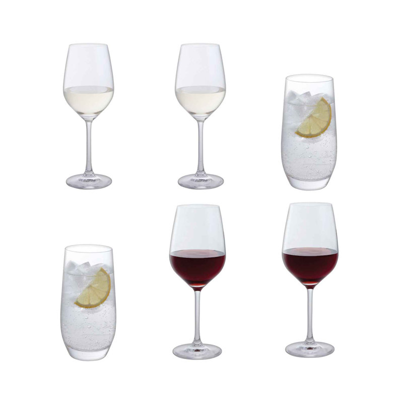 Dartington Crystal Bar Six Dinner - Red Wine Glasses