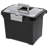 Portable Lockable File Plastic Box Set