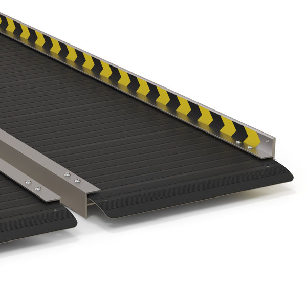 HomCom Metal Foldable Threshold Ramp,Portable Ramp | Wayfair