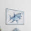 Impression de requin effrayant sur toile tendue-1421403547