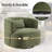 Bernado 31.1'' Wide Fabric Swivel Barrel Chair-1210720915