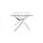 Aki Glass Top End Table