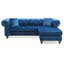 Canapé Nola (sans repose-pieds), bleu marine-891096879-891096878