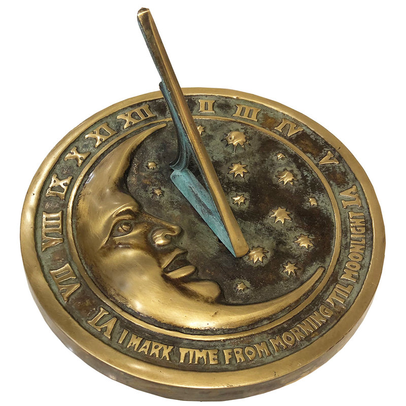 Cadran solaire lune et étoiles