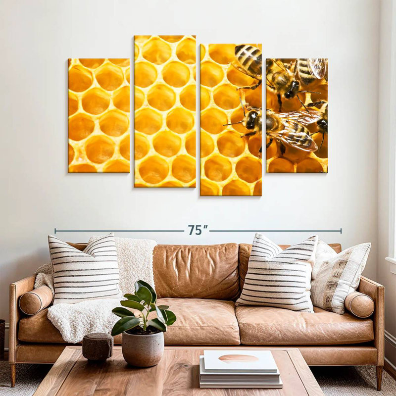 Honey Bee Hive, 42" H x 68" W