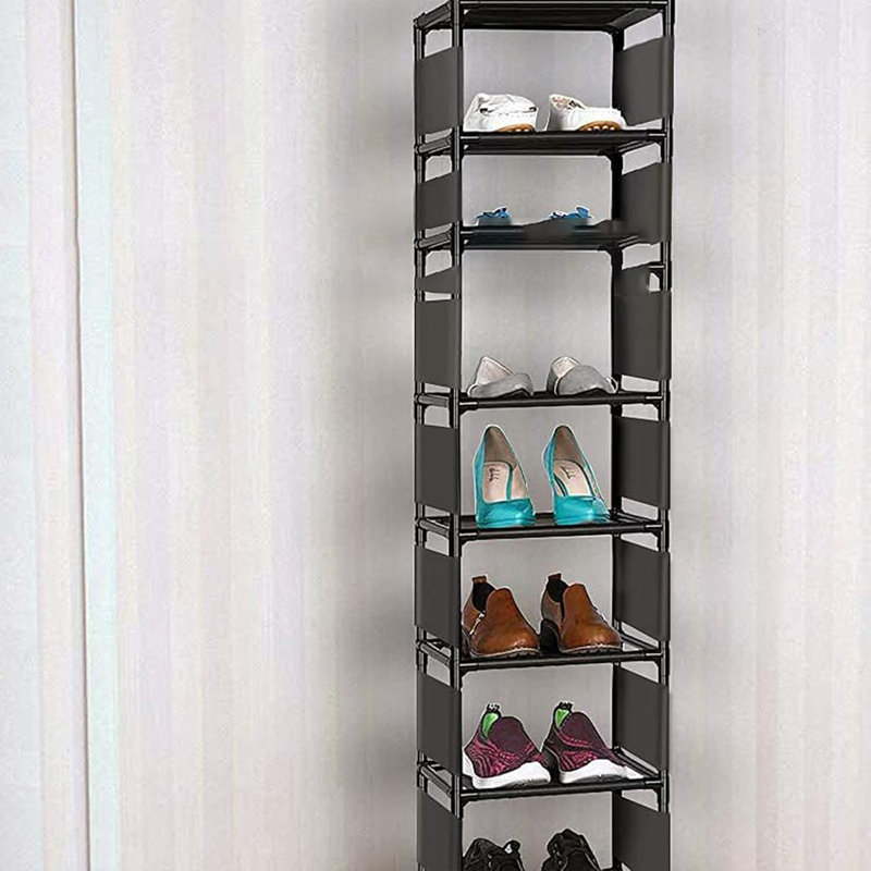 Narrow Shoe Rack 10 Pair Shoe Rack