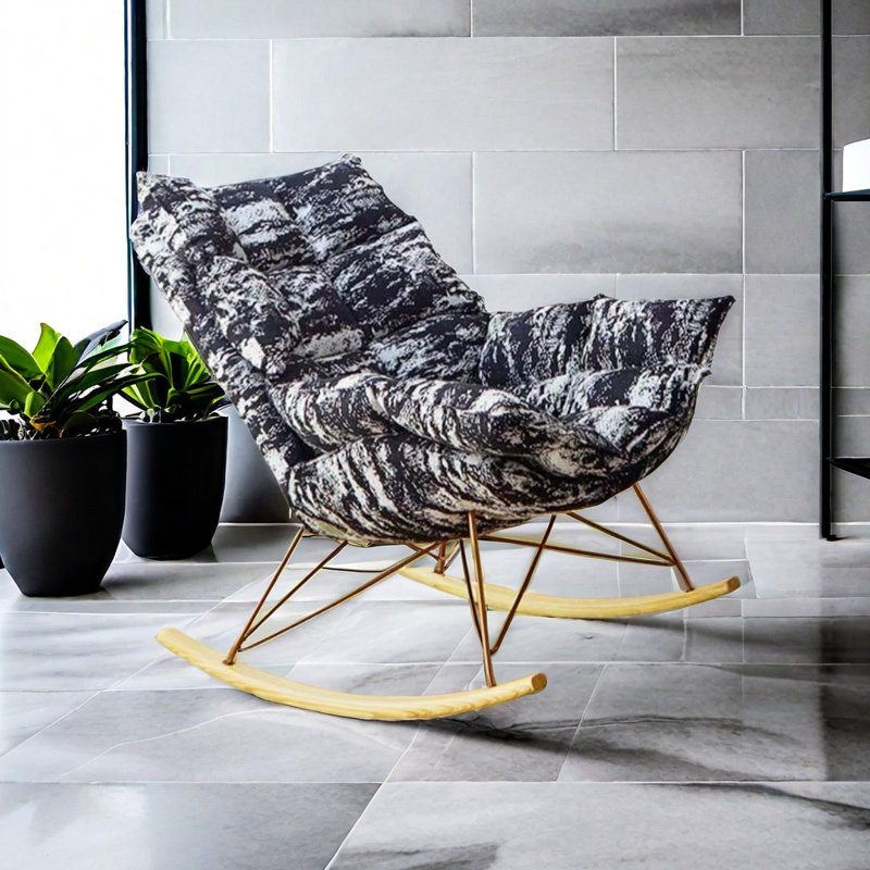 Chaise berçante légère de luxe