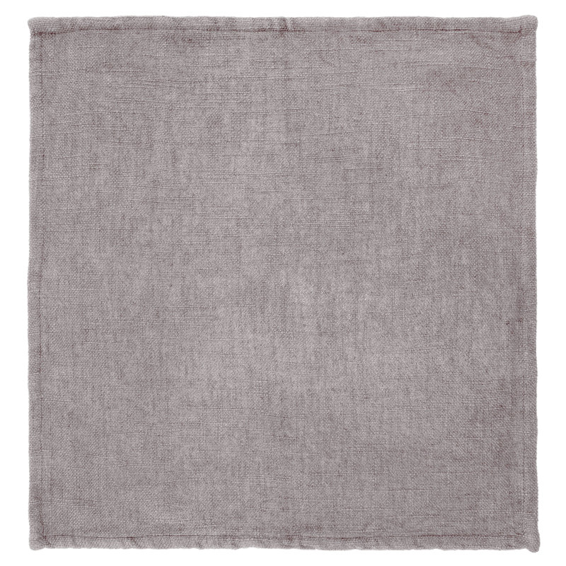 Ensemble de serviettes de table unies, Gris