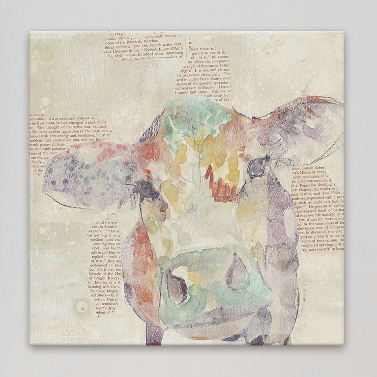 Farm Collage IV - Wrapped Canvas Print, 46 cm H x 46 cm W x 4 cm D