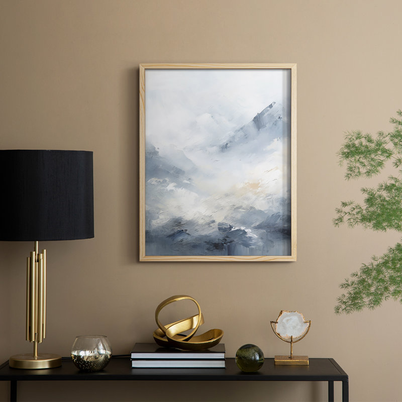 LANDSCAPES Series CCXXXI Framed Print - Solid Wood, 11" H x 9" W