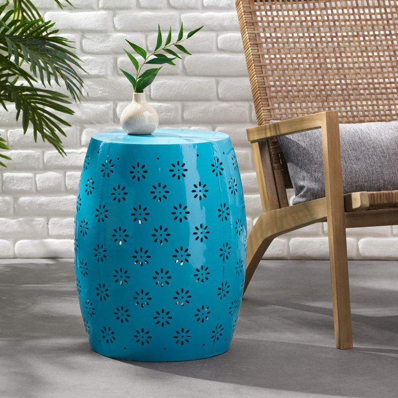 TABLE D'APPOINT 15 po SOLEIL - BLEU
