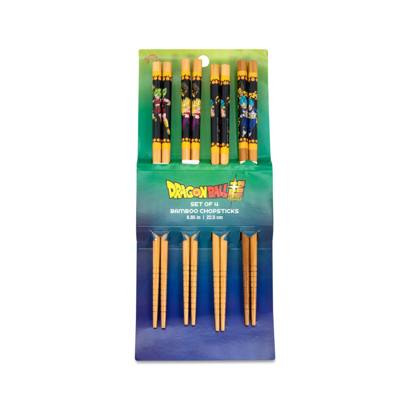 Baguettes Dragon Ball Super Bamboo | Ensemble de 4
