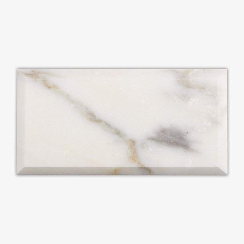 3" x 6" Marble Singular Wall & Floor Tile