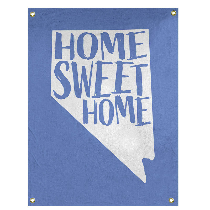 Tapisserie murale nevada doux pour la maison, H 59 po x l 50 po, Bleu