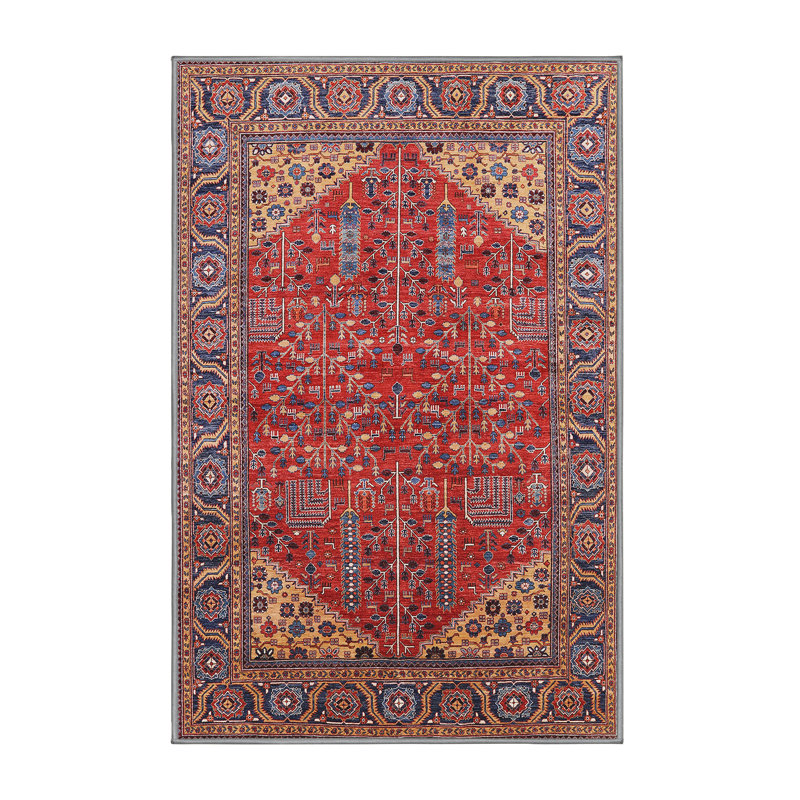 Oriental Indoor Rug, Rectangle 7' x 10'
