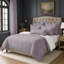Ensemble de housse de couette en coton lilas Elsie 6 pièces-115684732