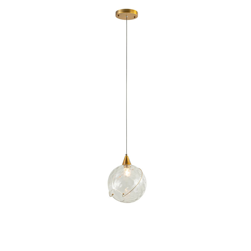 Gattis 10.5" Clear Water Pendant