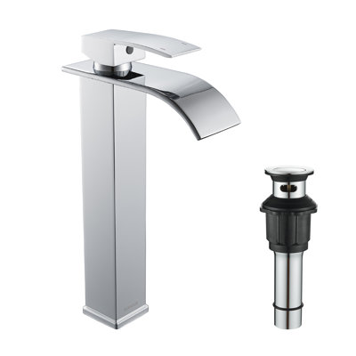 Single-handle Bathroom Faucet with Drain Assembly