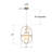 Fischer 1 - Light Bronze Gold Single Pendant