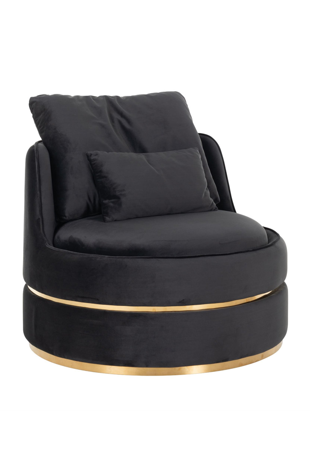 Kylie swivel barrel outlet chair