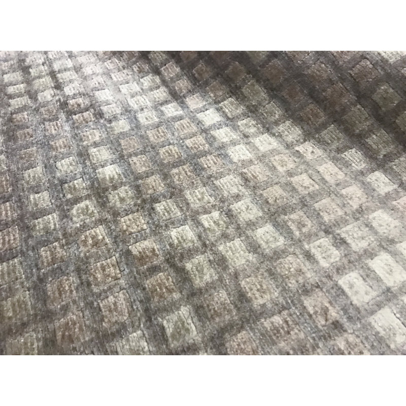 Hand-Knotted High-Quality Brown and Cream Area Rug