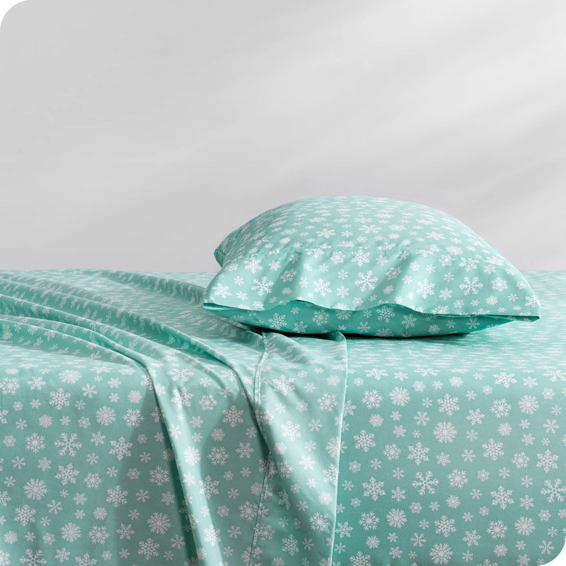 Twin Snowdrift Plaid Microfiber Deep Pocket Sheet Set
