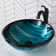 Ladon Glass Circular Vessel Bathroom Sink