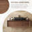 48'' Single Bathroom Brown Vanity with Black Stone Top, Multi-layer Solid Wood Floating Bathroom Vanity with One Drawer and One Cabinet-624577270-706754264