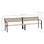 Aashia Steel Outdoor Bench