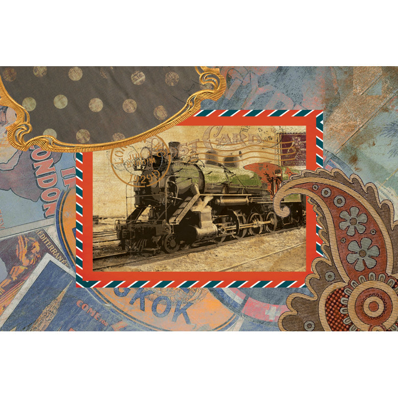 Planes Trains And Autos 2 - Wrapped Canvas Print, 61cm H x 91cm W x 3.8cm D